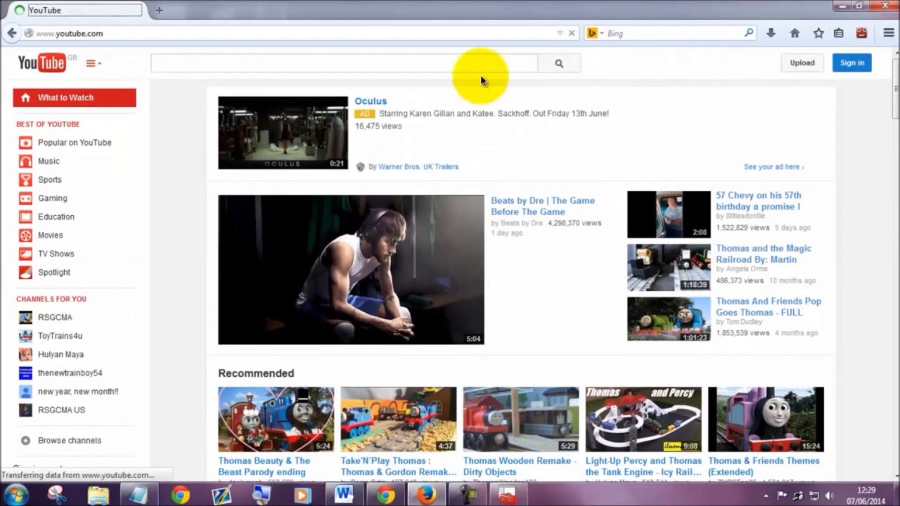 funzionamento di YouTube