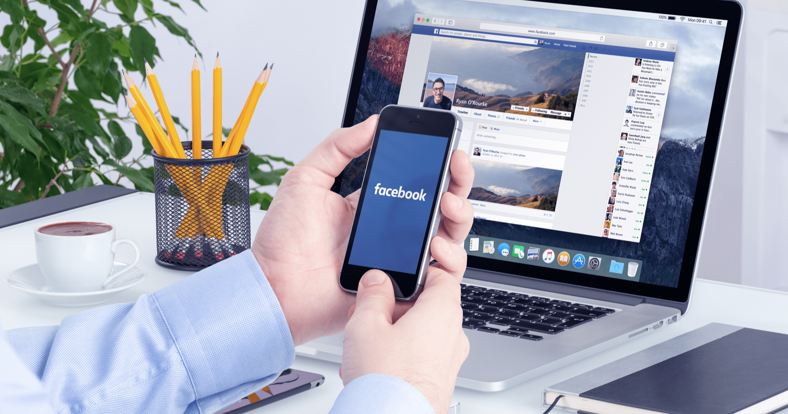 Facebook is the less reliable social network
