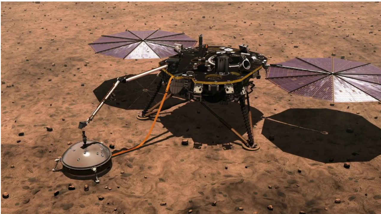 Insight lands on Mars