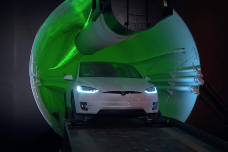 Here you have the first Musk’s tunnel in the heart of Los Angeles