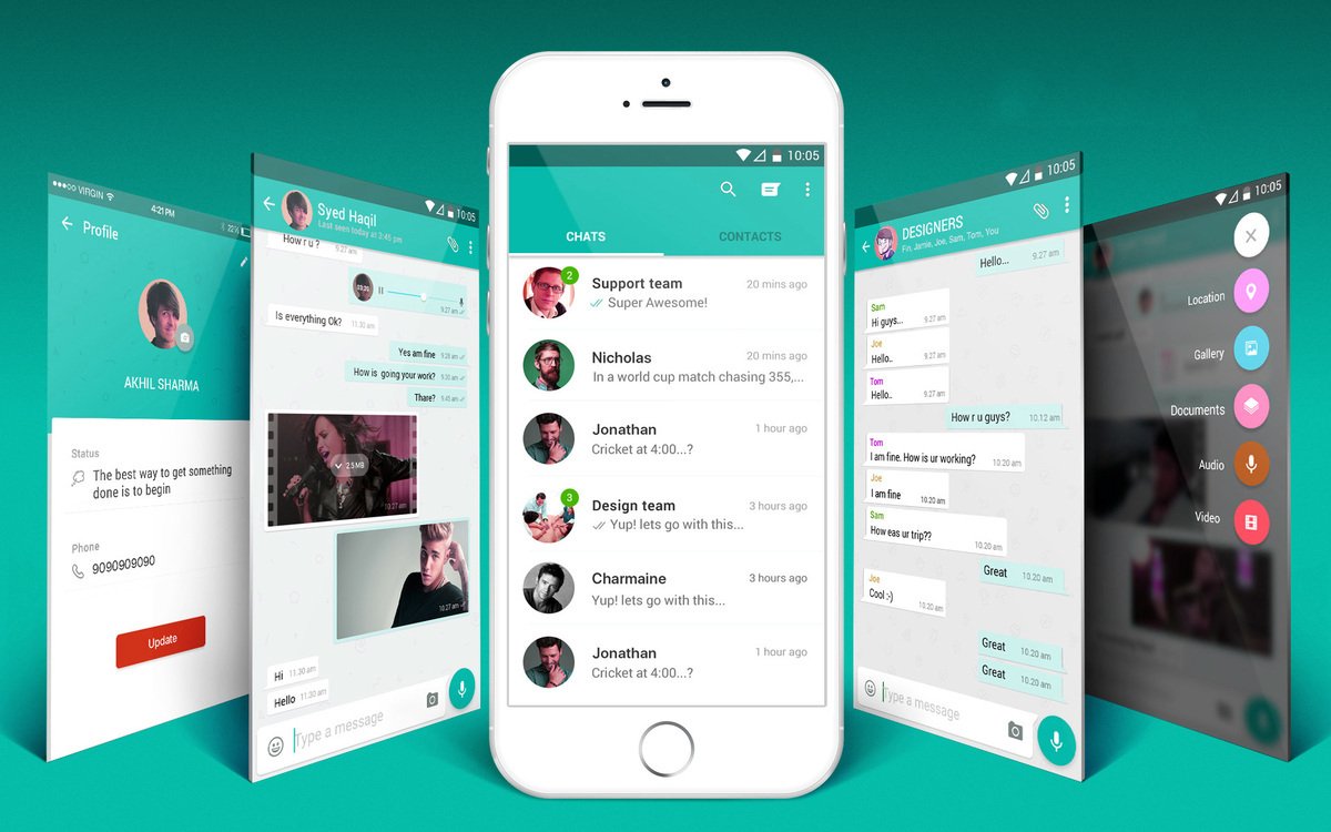There are many cloned versions of WhatsApp