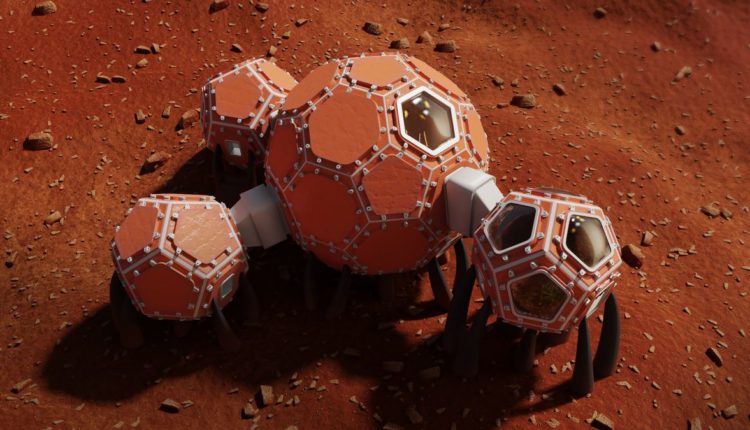 first houses on Mars