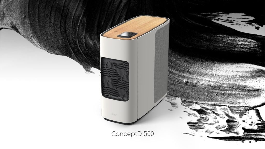 Il ConceptD 500 ha un design minimale e funzionalità avanzate