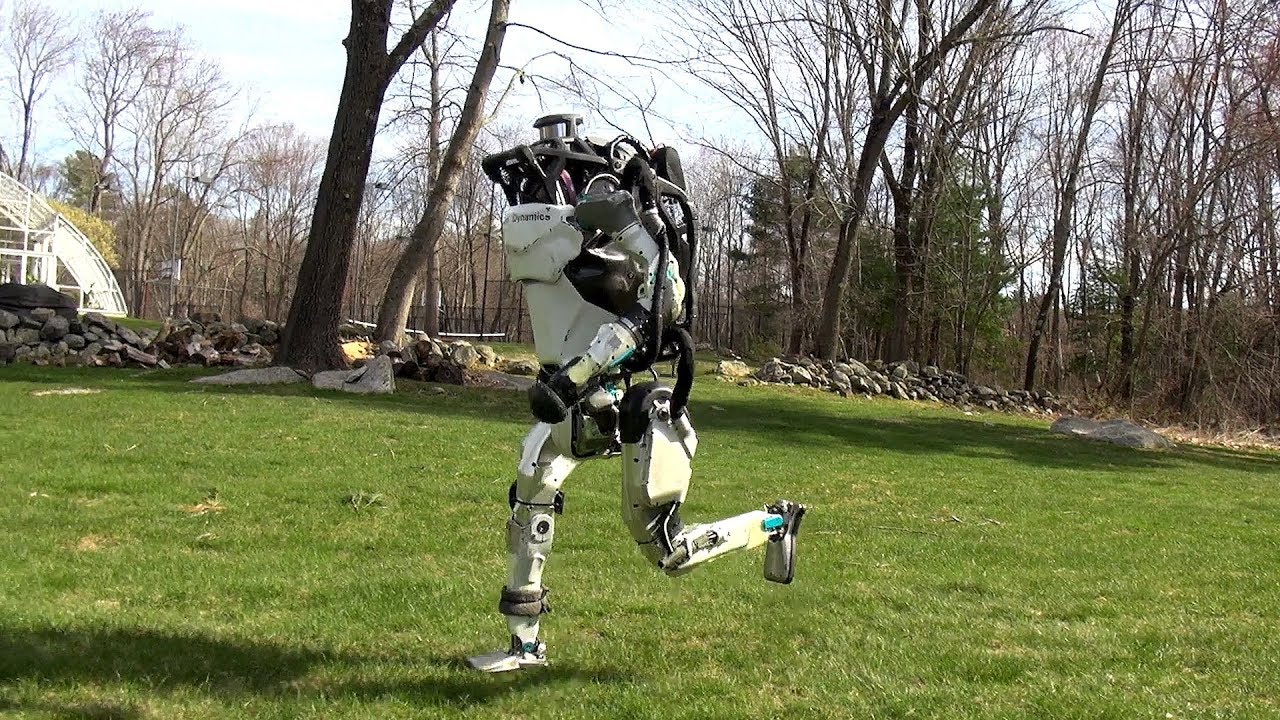 The robot Atlas does gymnastics