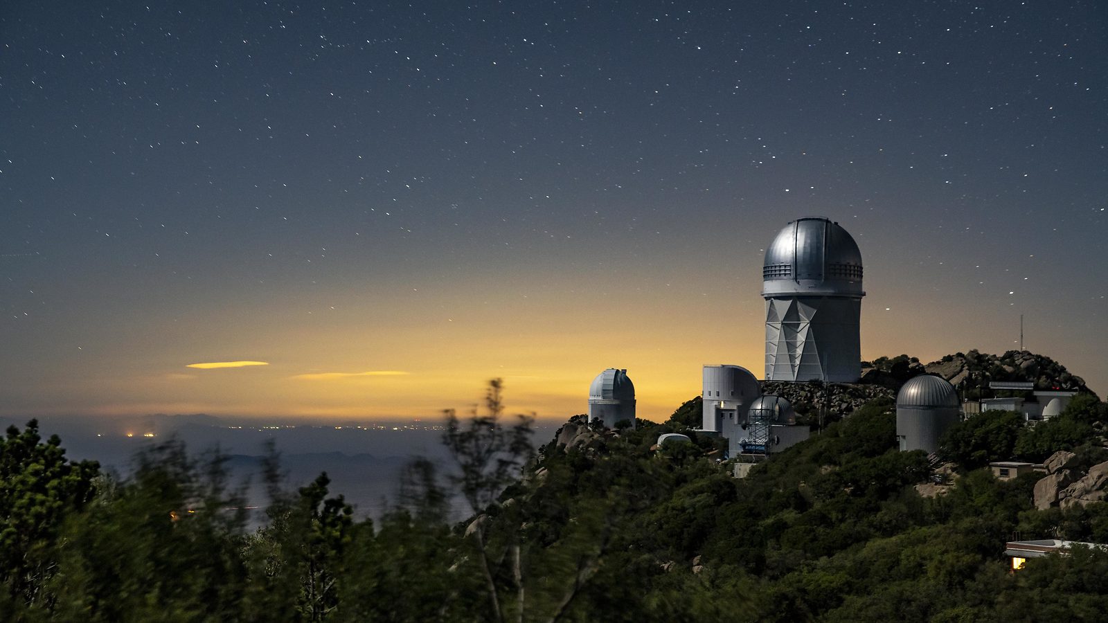 DESI at the Kitt Peak National Observatory