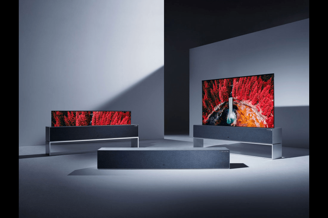 Il tv pieghevole di LG