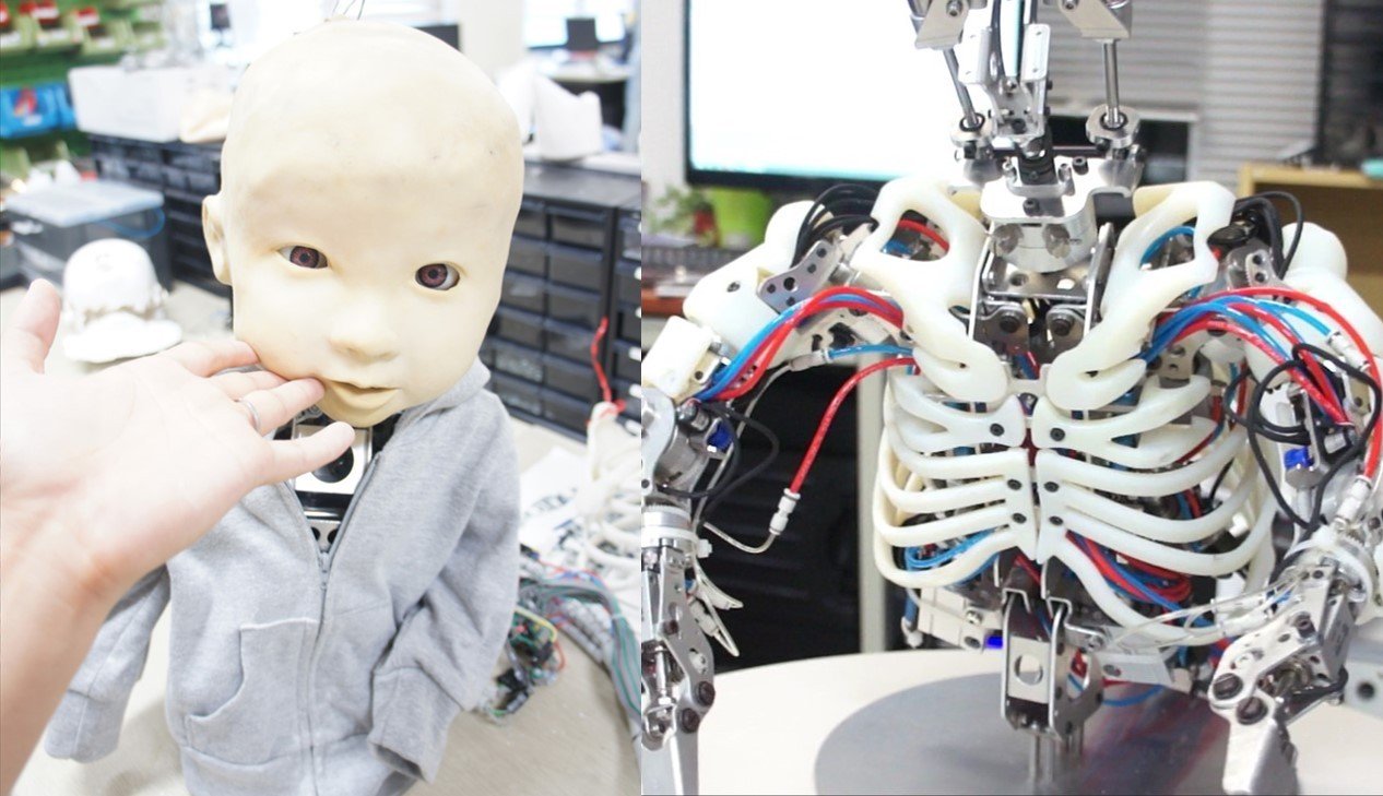La prima versione del piccolo robot