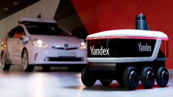 robot yandex facchino a domicilio