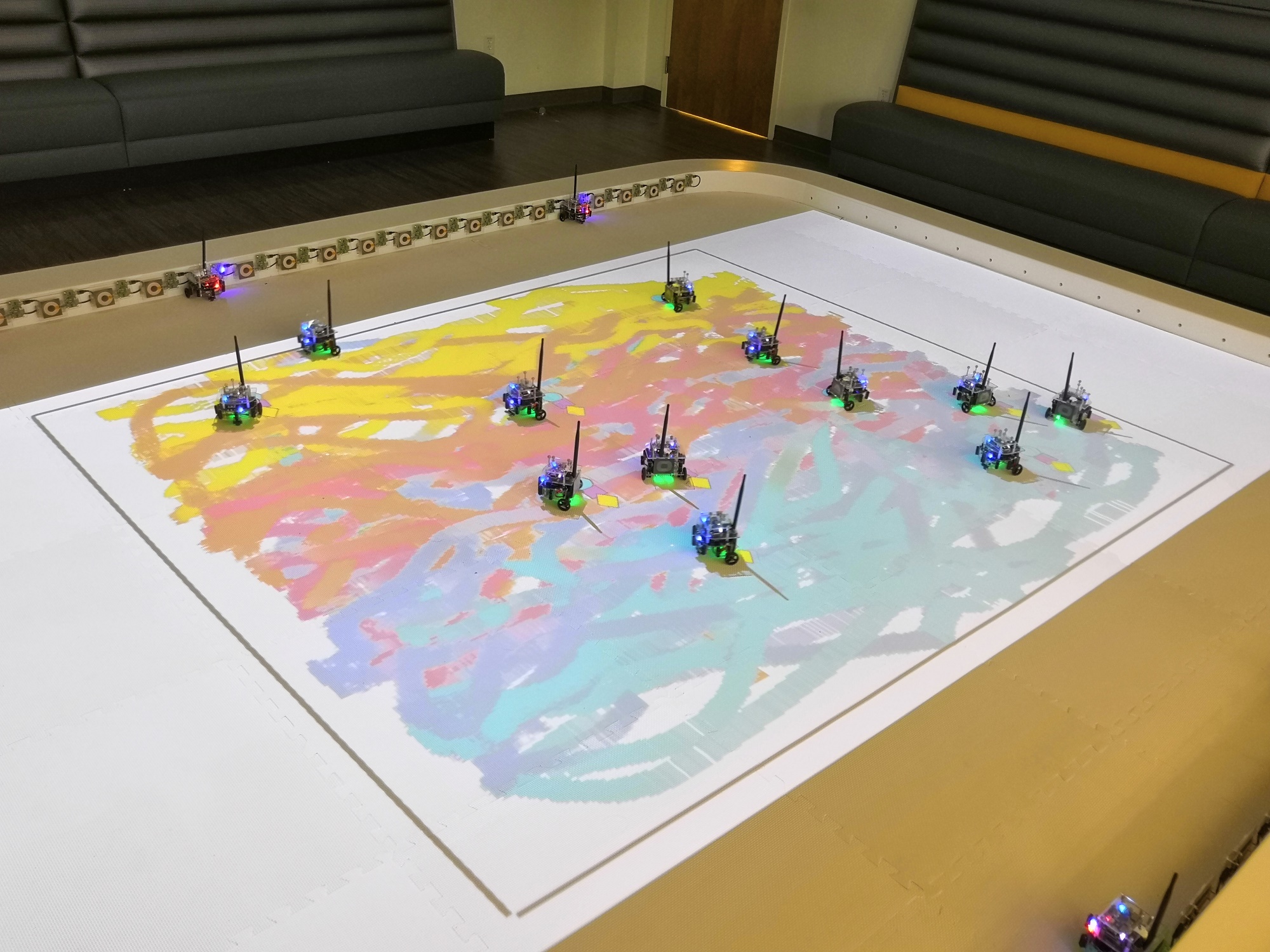 Robot painters swarm in Georgia