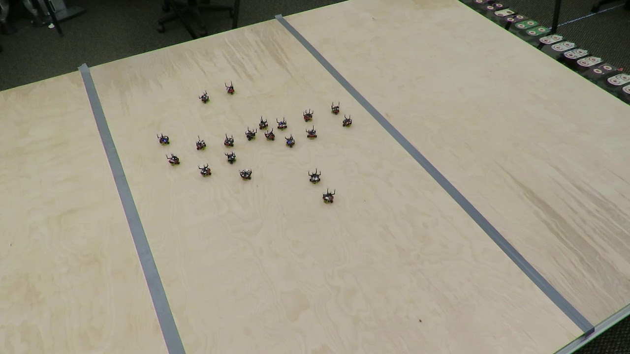 The swarm of robot artists