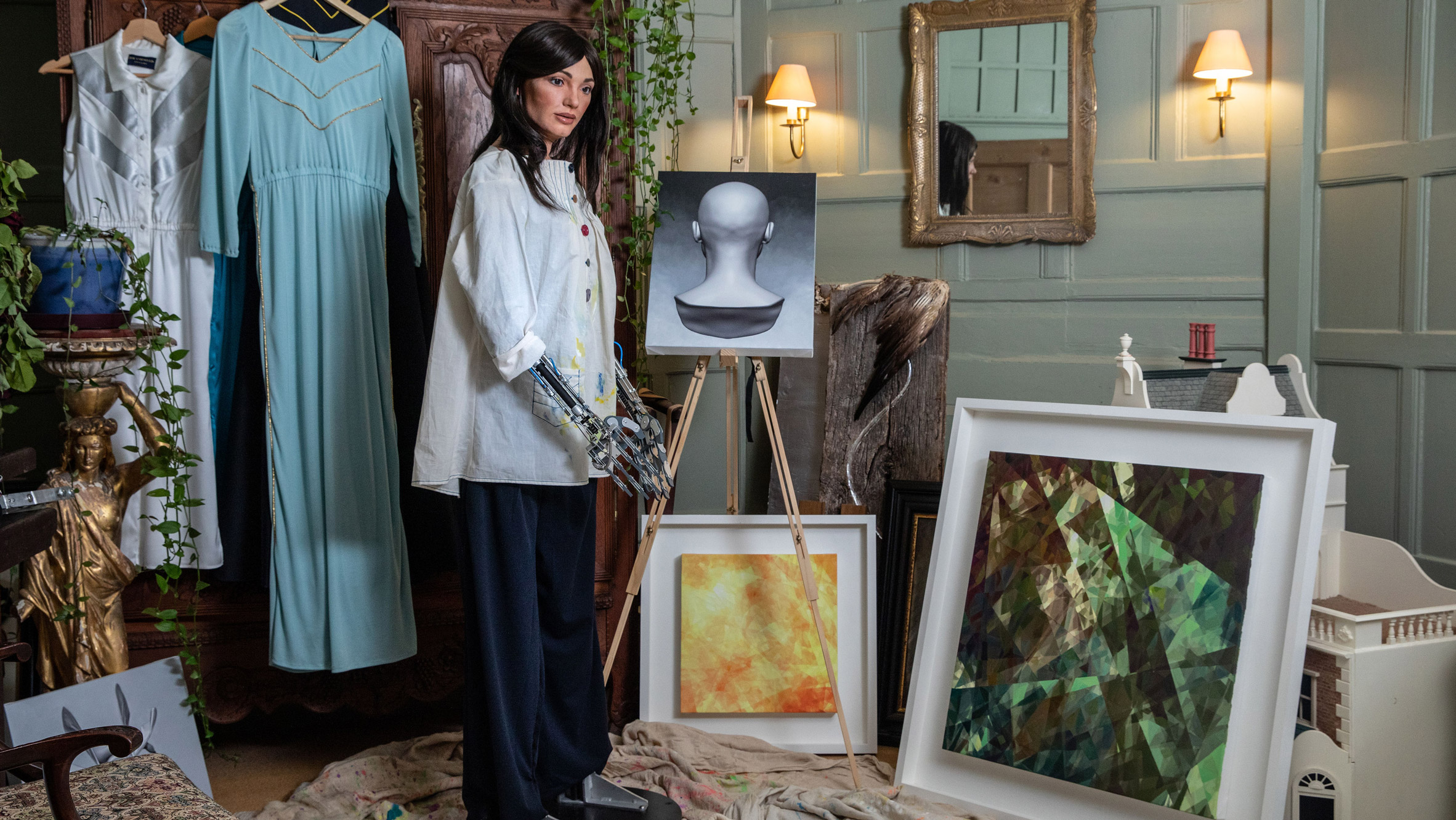 Ai-Da, the robot painter
