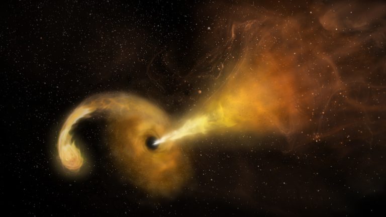 La morte di una stella per spaghettificazione; ecco come avviene