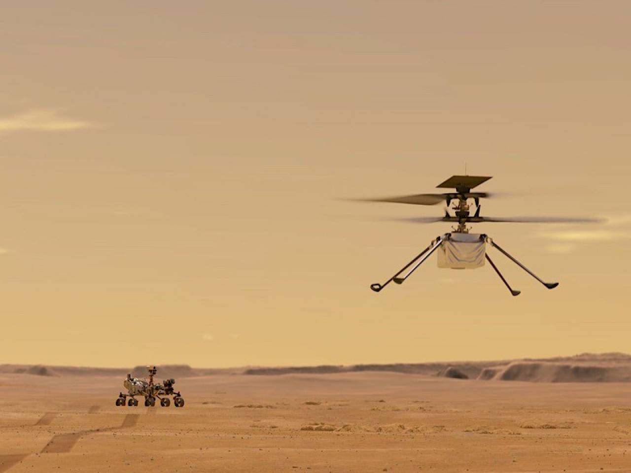 Ingenuity: the first flight on Mars