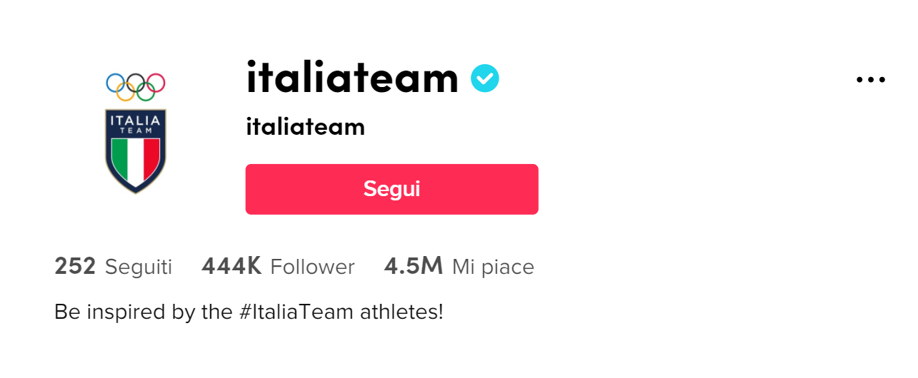 Olimpiadi su TikTok
