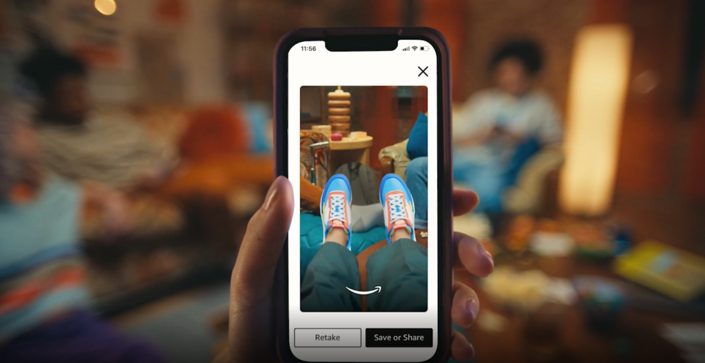 Amazon Virtual Try-On Shoes condivisione