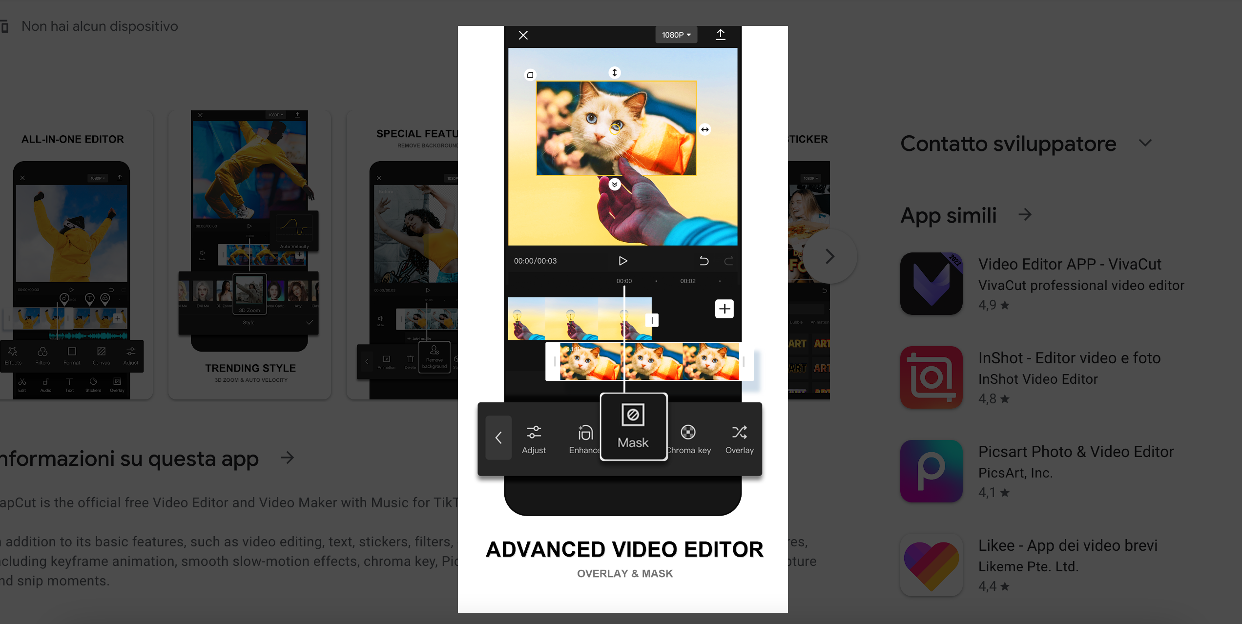 capcut modifica video