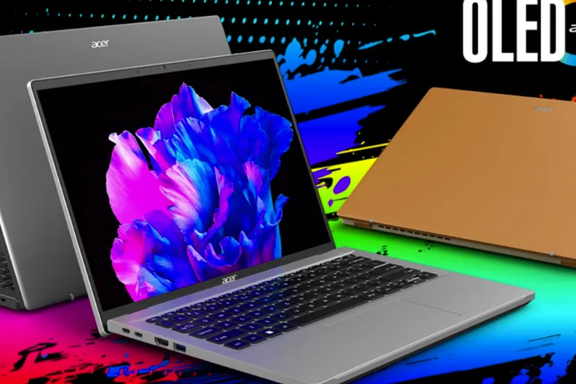 Lo schermo OLED dei nuovi portatili Acer
