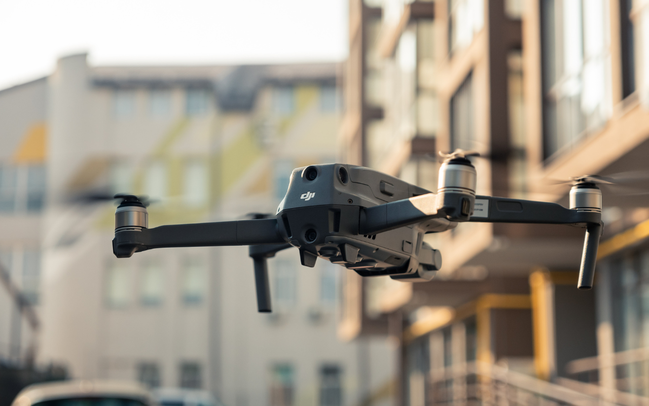 Amazon Prime Air drone in città