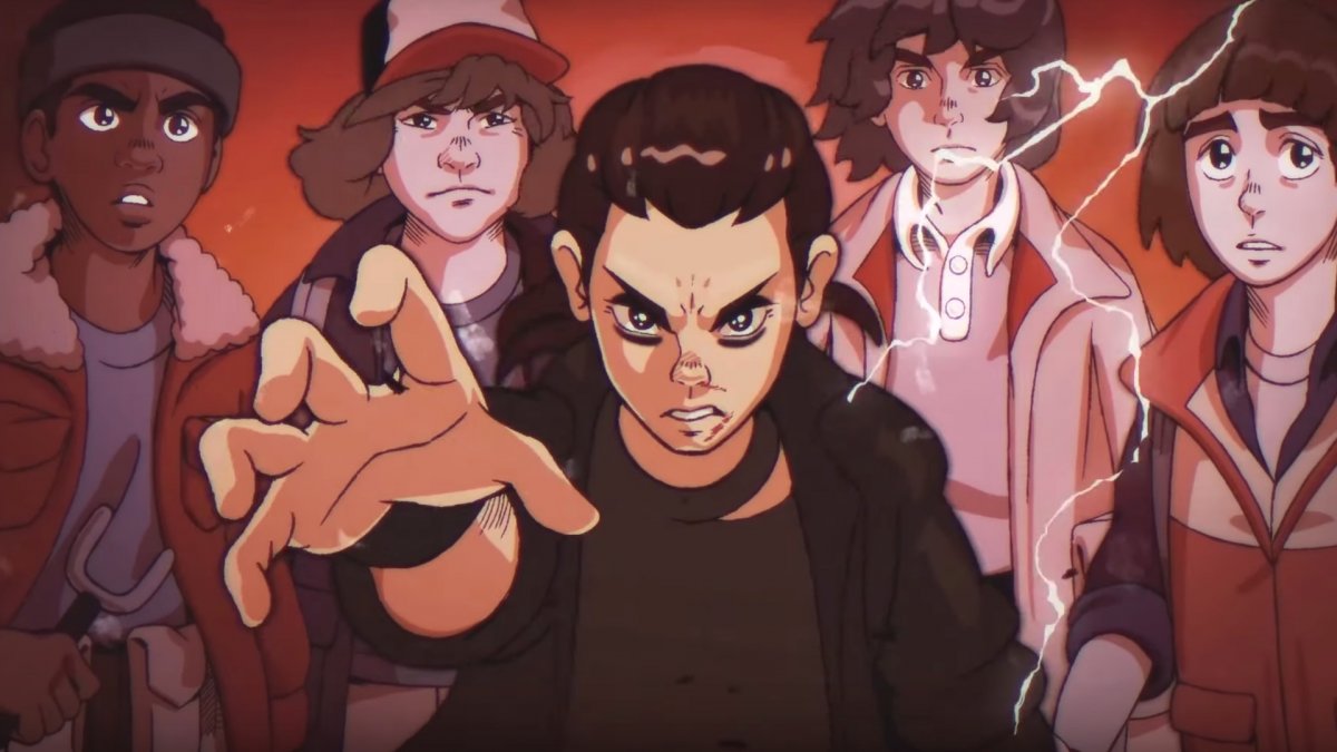 stranger things anime edition