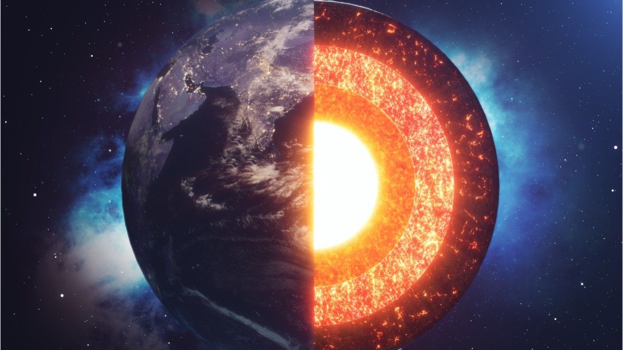 Il nucleo all'interno del nucleo della Terra