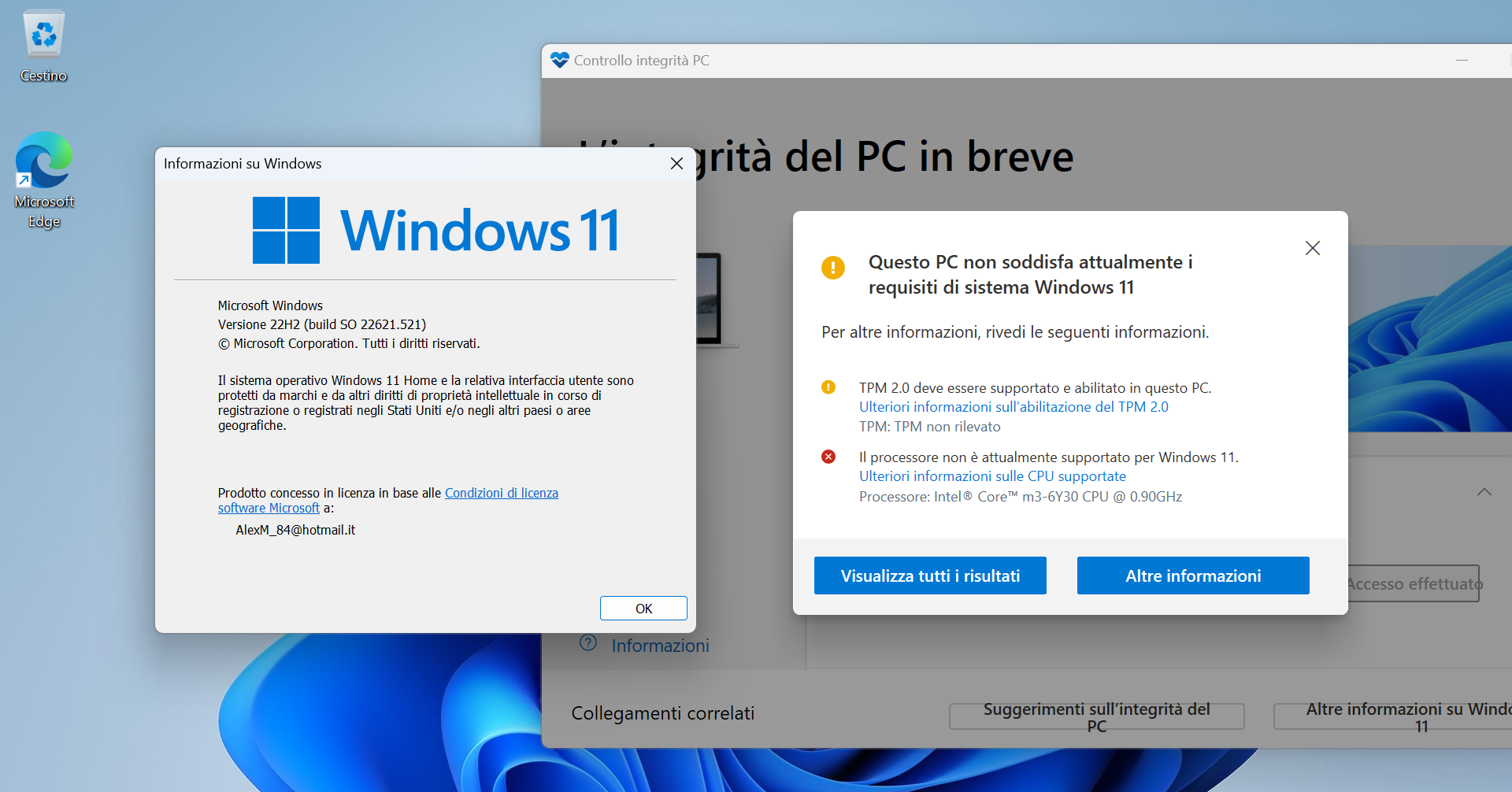 windows 11 nuovo aggiornamento