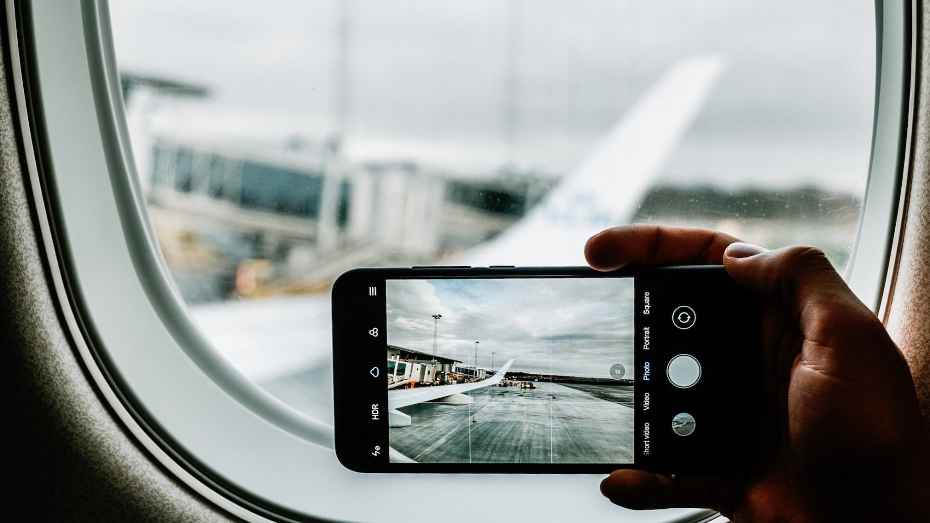Smartphone in aereo