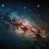 galassia deformata via lattea e materia oscura