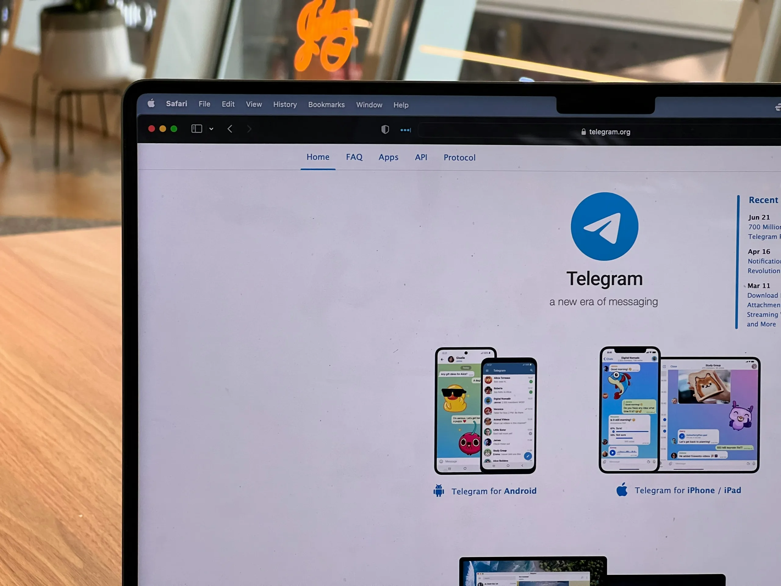 aggiornamento telegram 2024