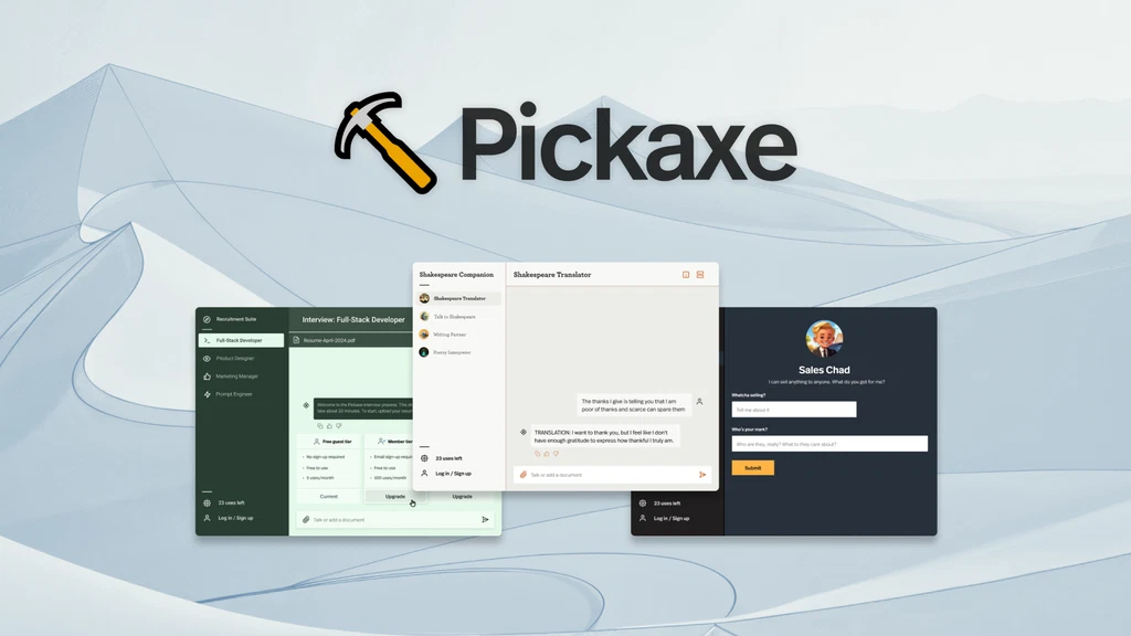 5 app da provare pickaxe