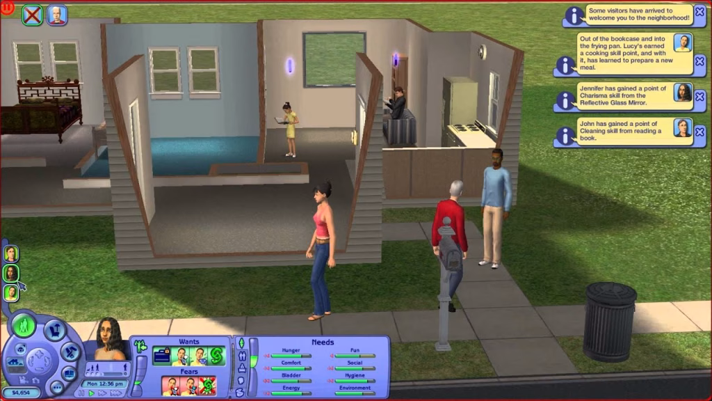 the sims e the sims 2