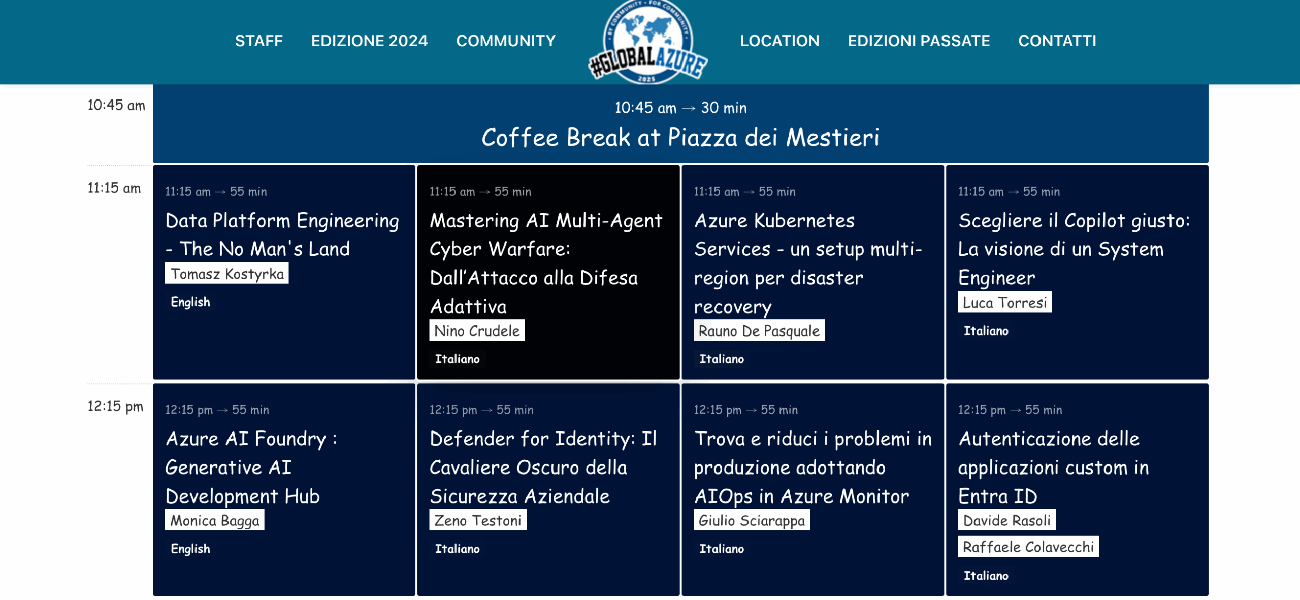 global azure 2025