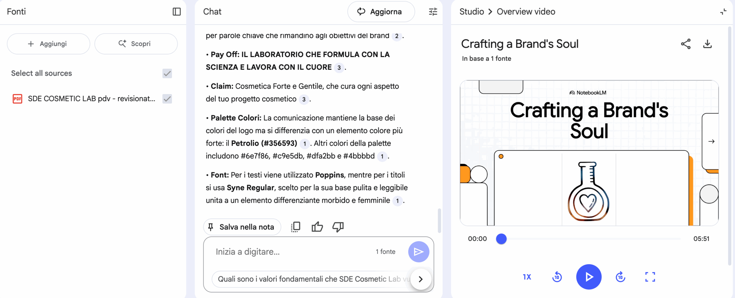 riassunti video con notebooklm