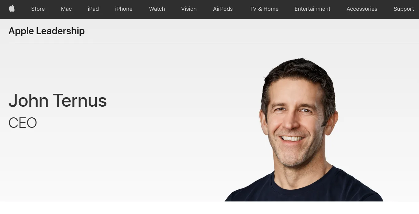John Ternus, Apple CEO