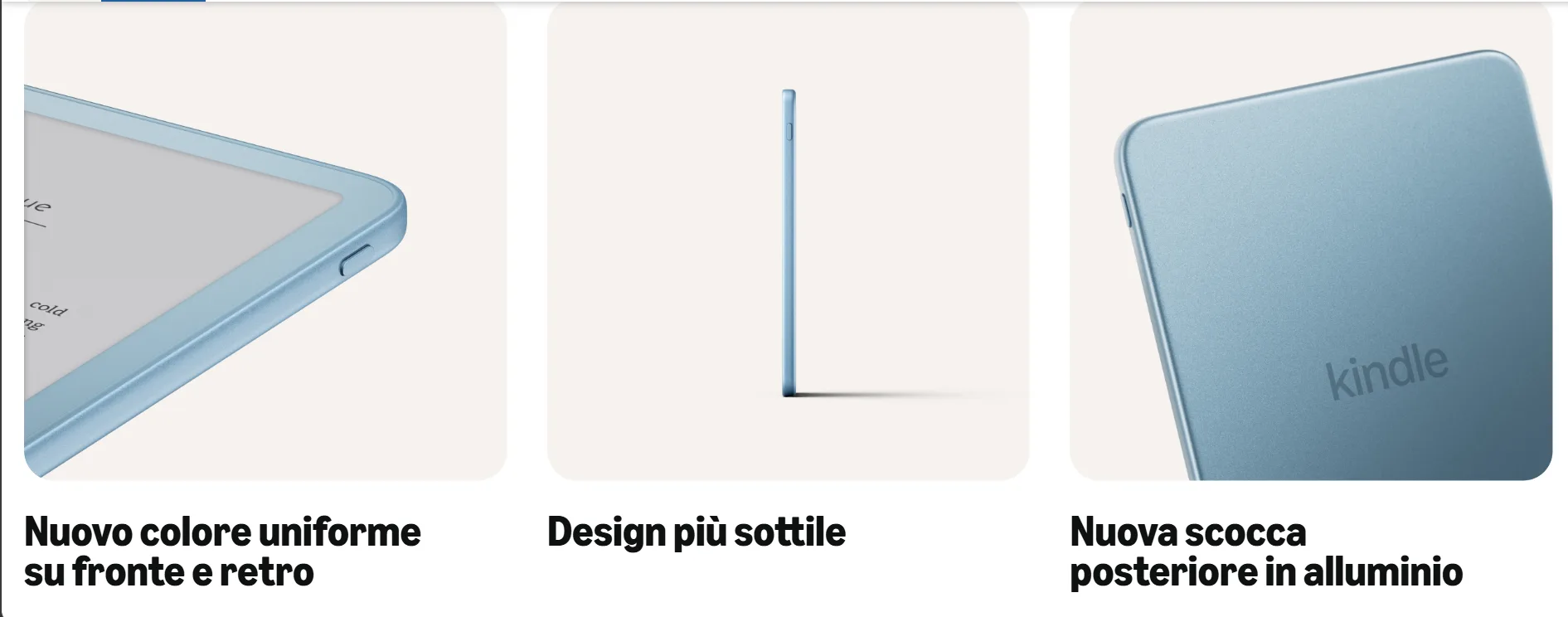 nuovi kindle amazon 2026
